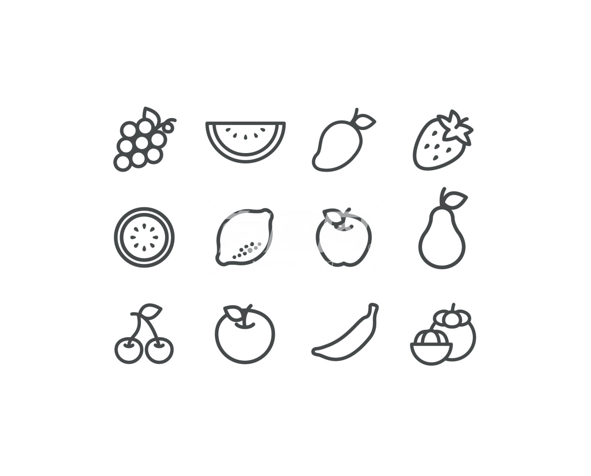 水果icon图标