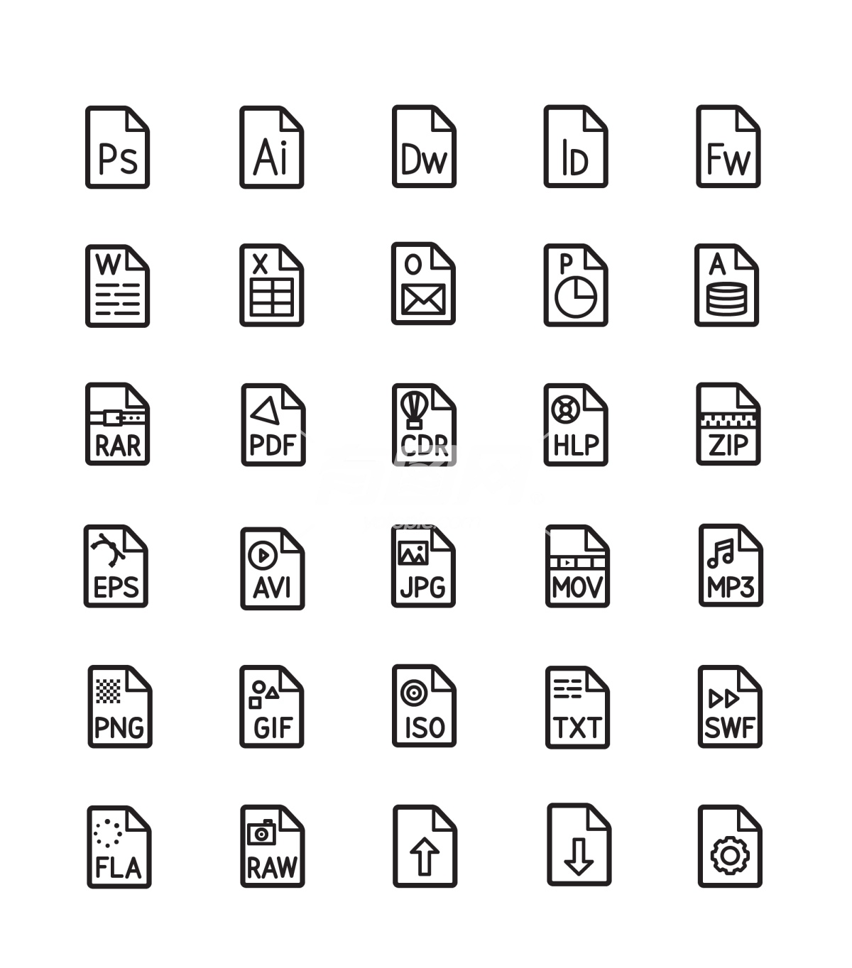 文件类icon图标