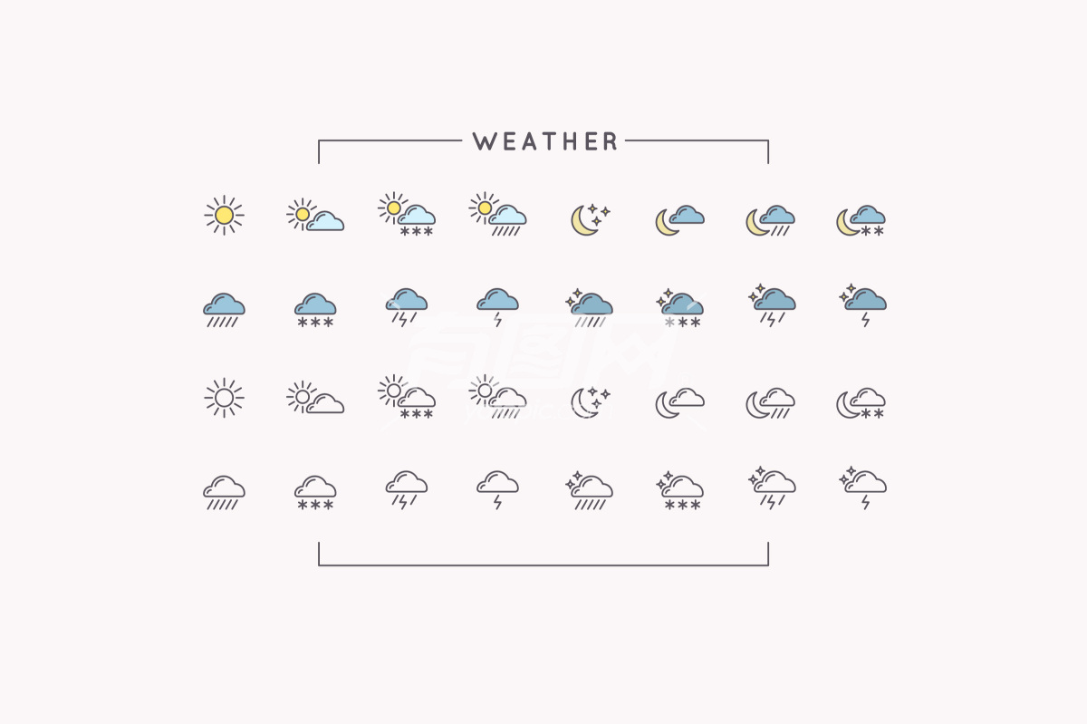 天气icon图标