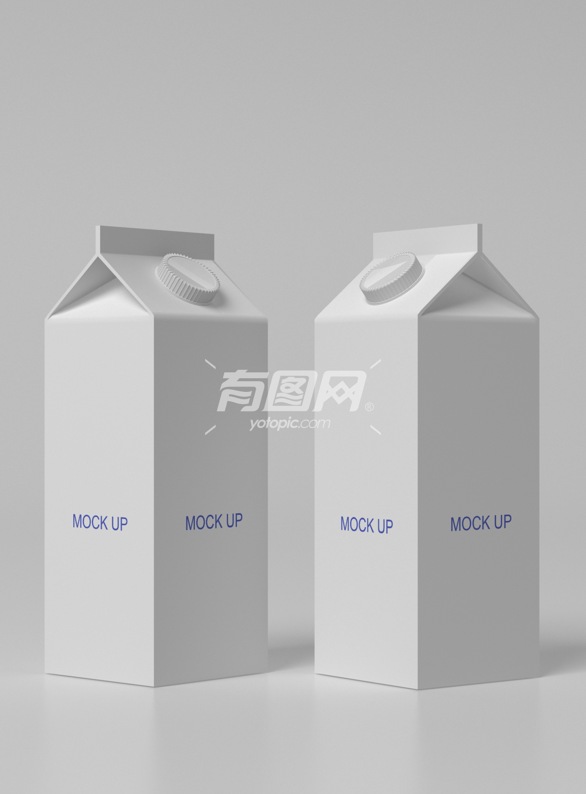 3D牛奶包装样机制作【分享】