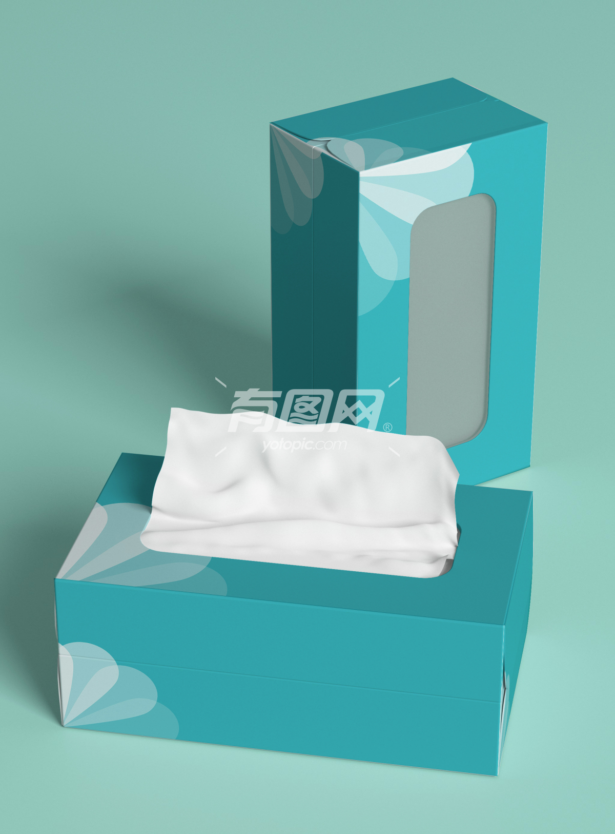 卫生纸纸巾包装盒样机【分享】
