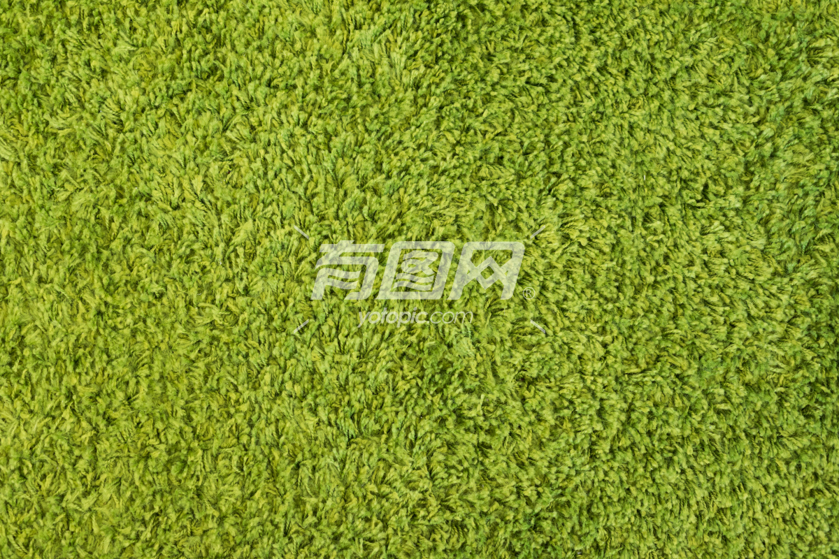 绿色的地毯