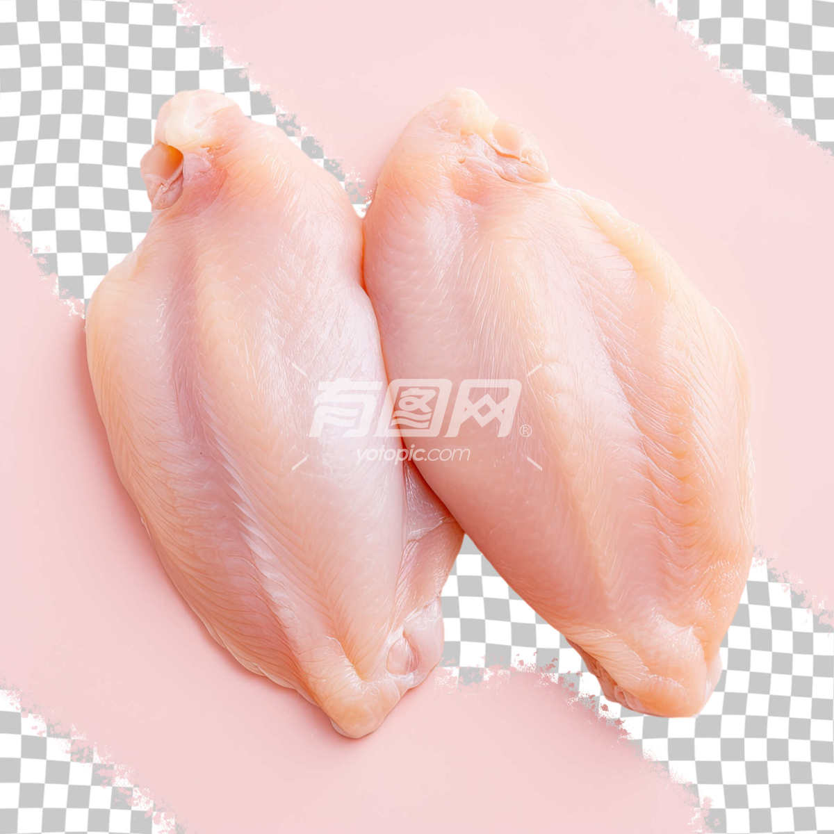 高清PSD鸡胸肉