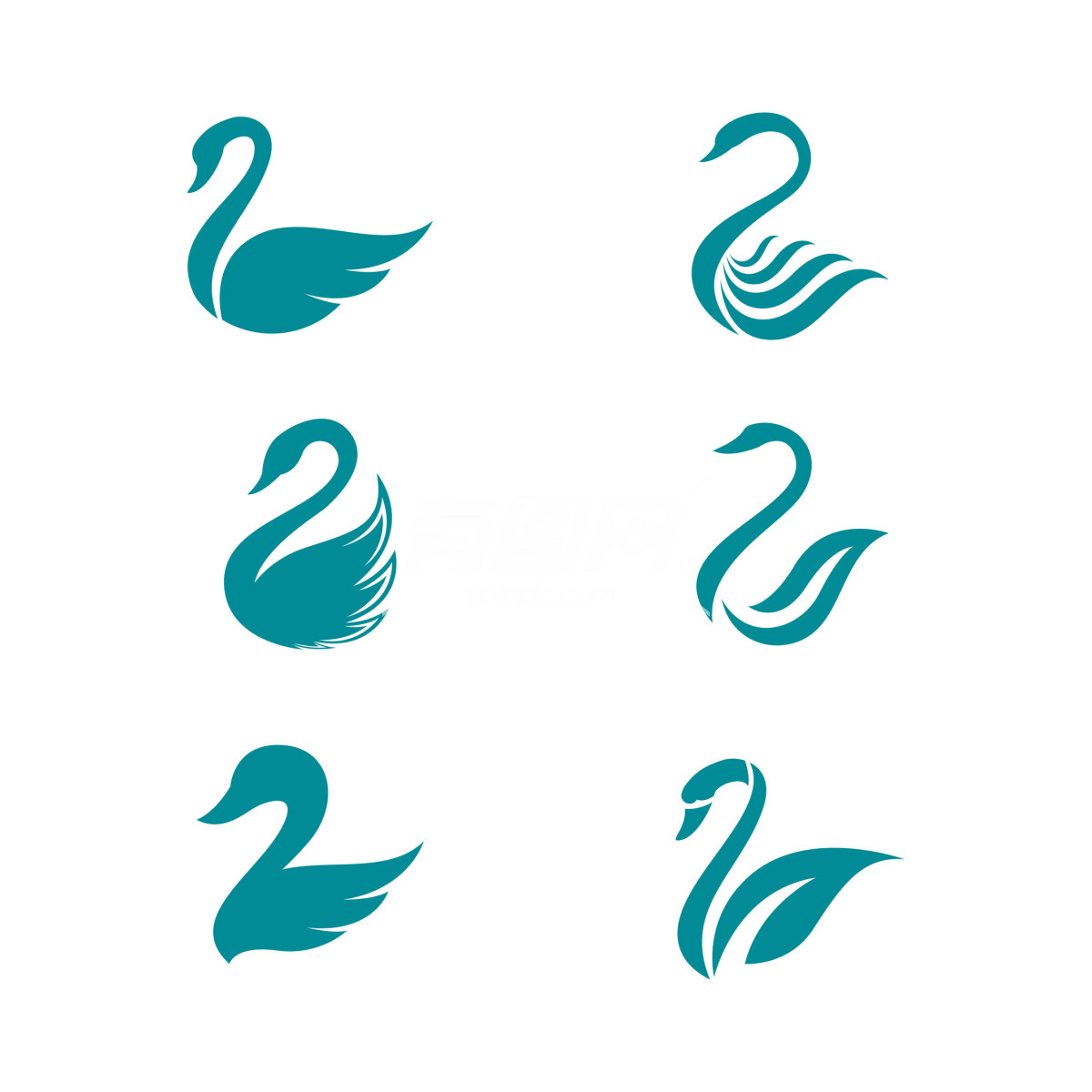 天鹅标志logo
