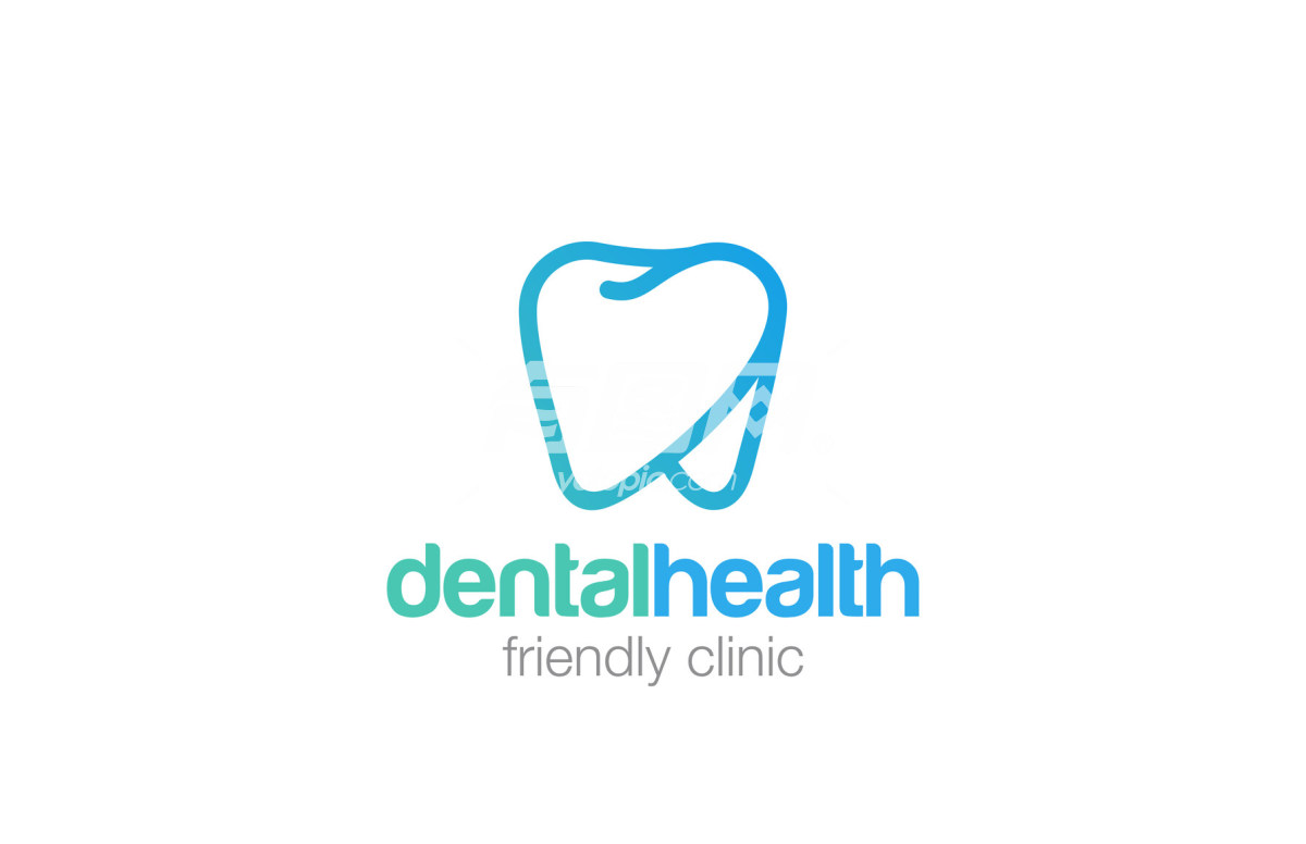 医疗健康科普 牙齿logo图标