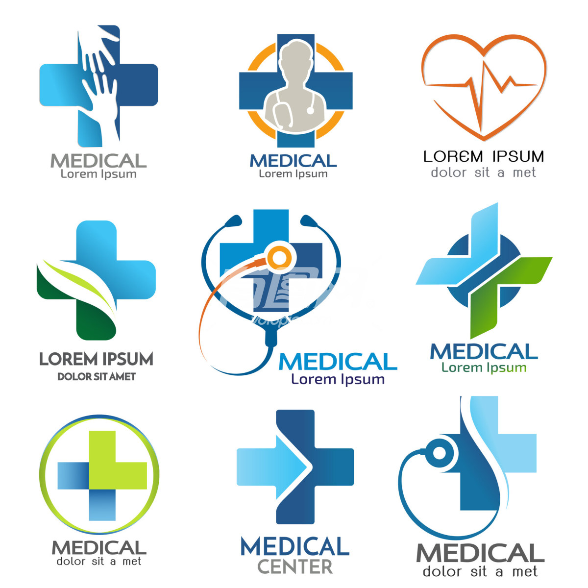 医疗健康科普 医疗logo图标