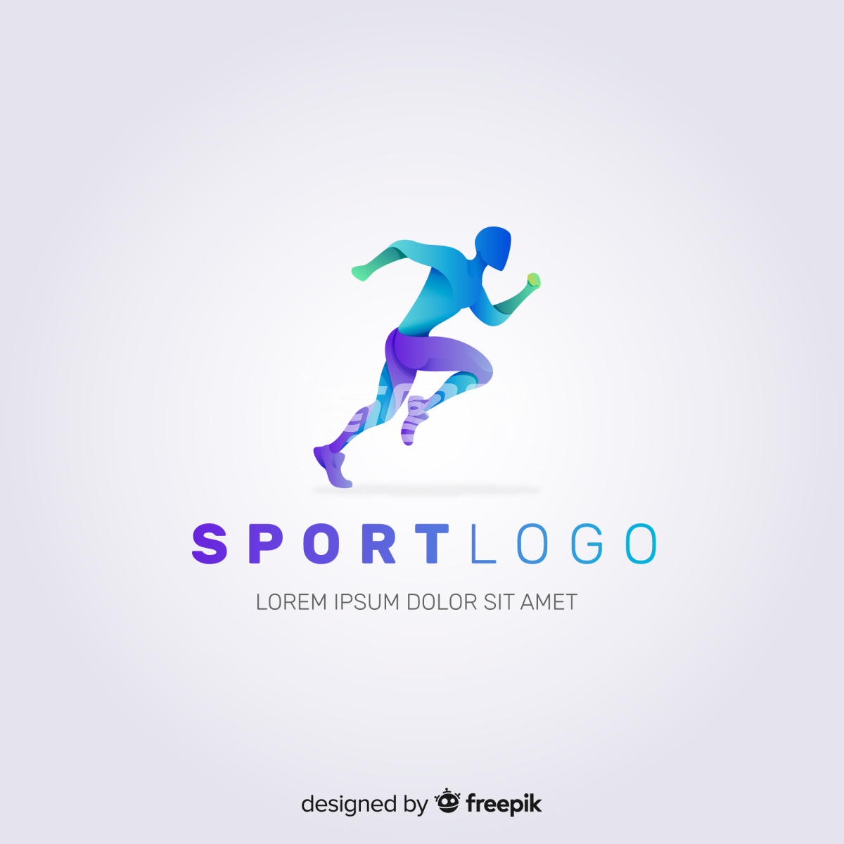 跑步人logo