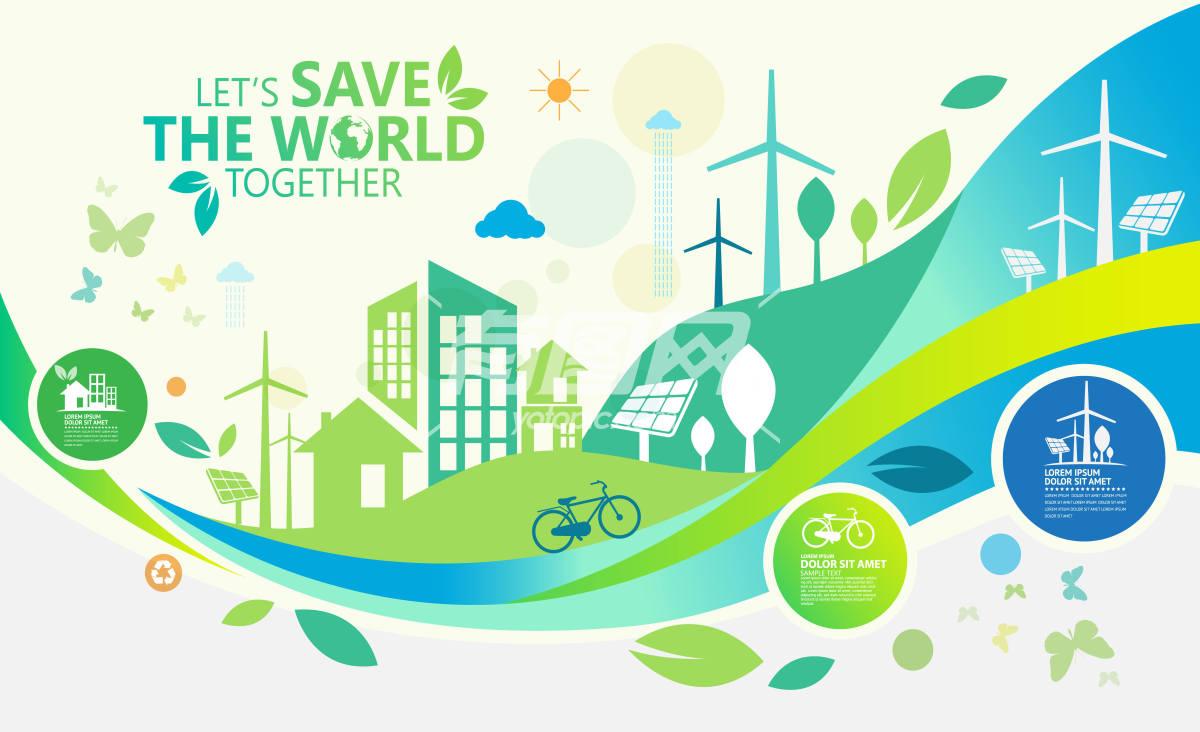 绿色环保拯救地球
