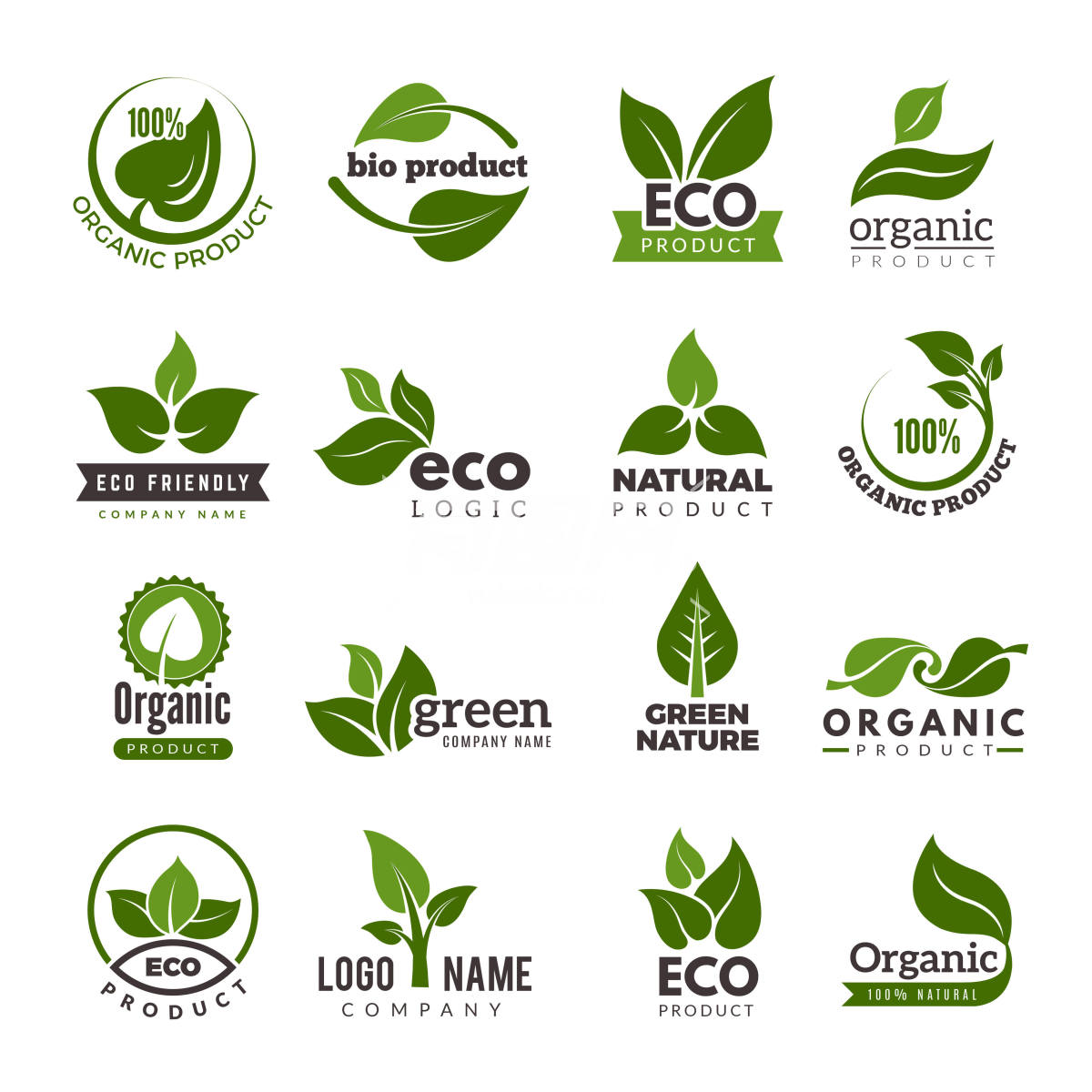 自然绿色生态标志