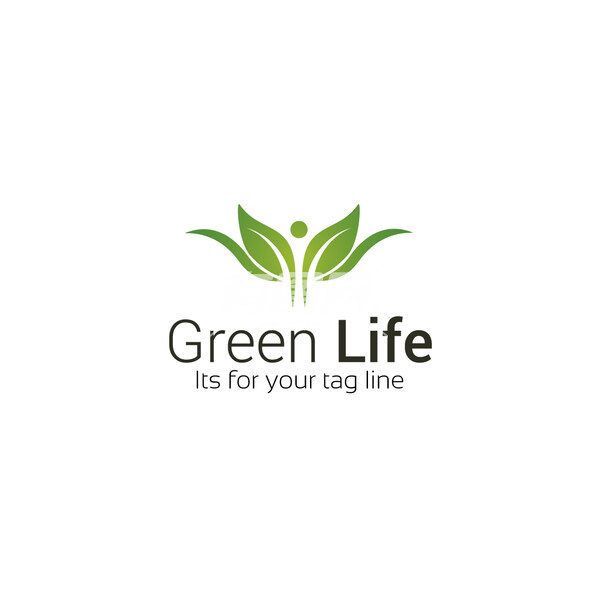 绿色生活绿叶logo