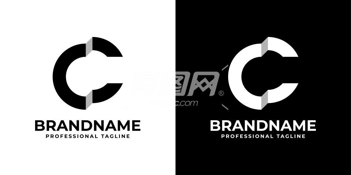 字母C图标logo