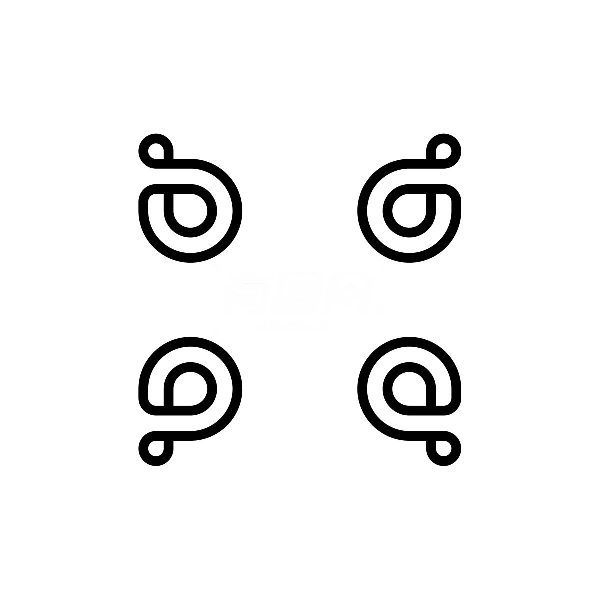 字母C图标logo