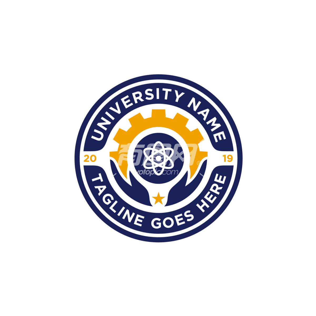 大学学院logo标志