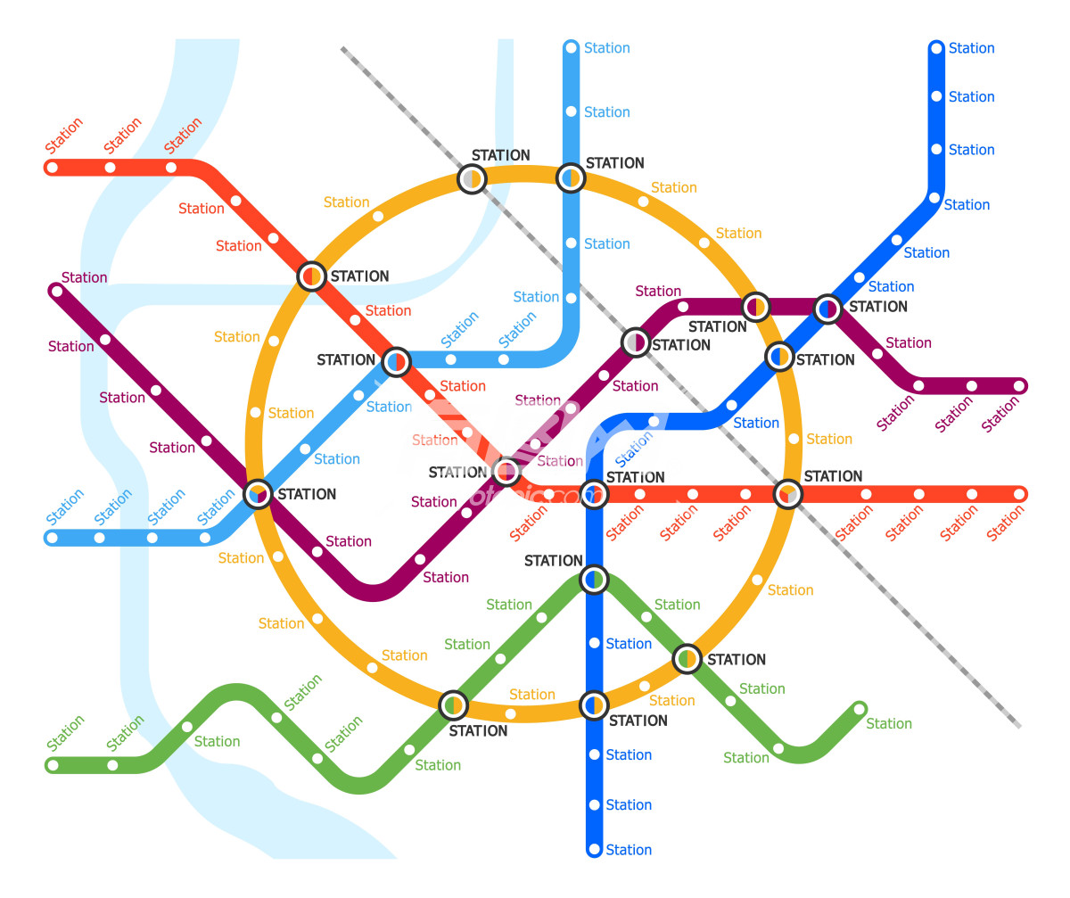 地铁 公交线路图