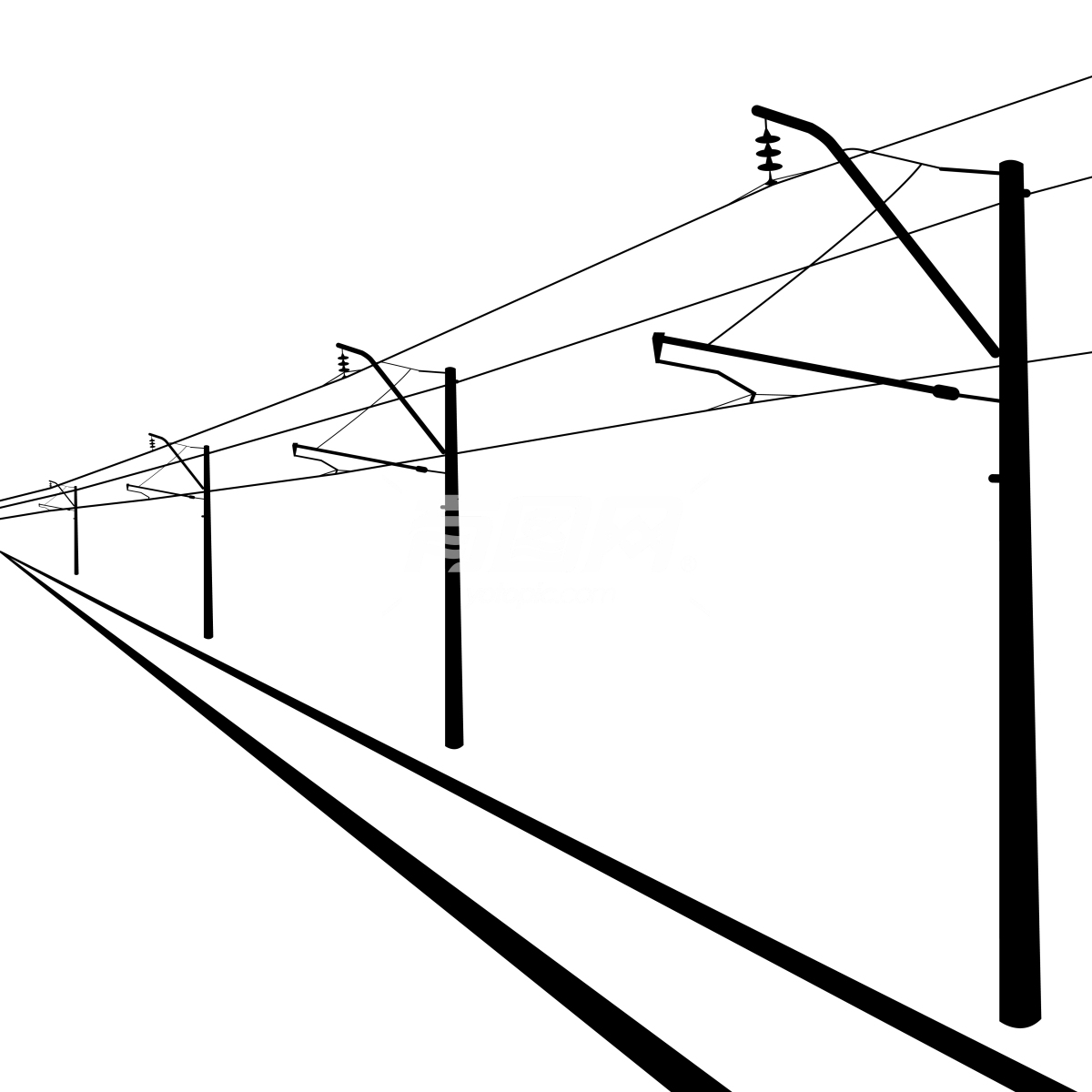 铁路插画