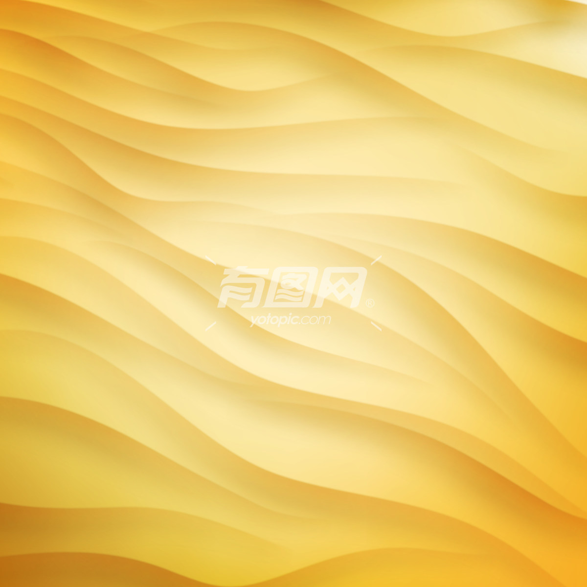 抽象金色波浪线条