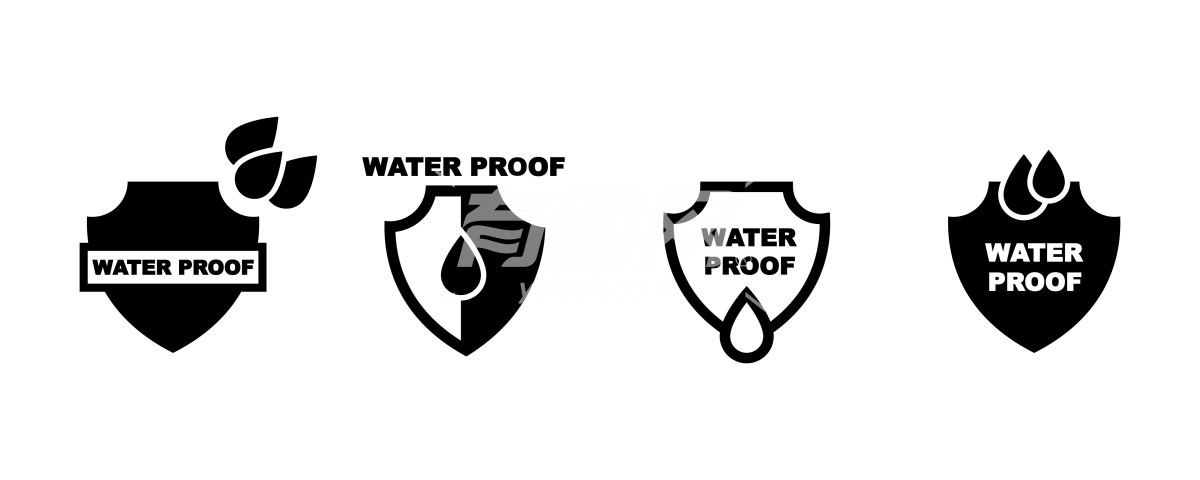 防水图标logo