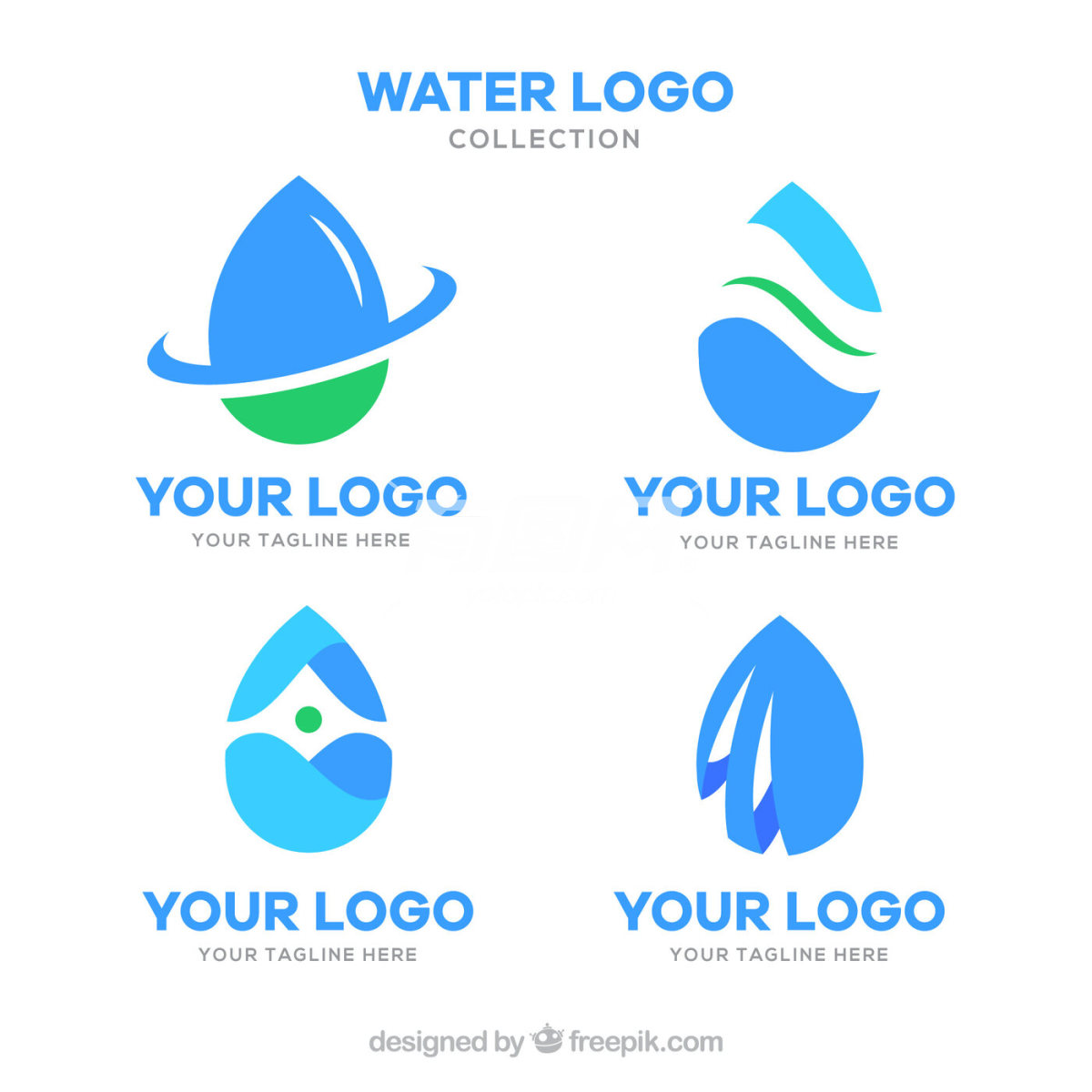 水滴图标logo