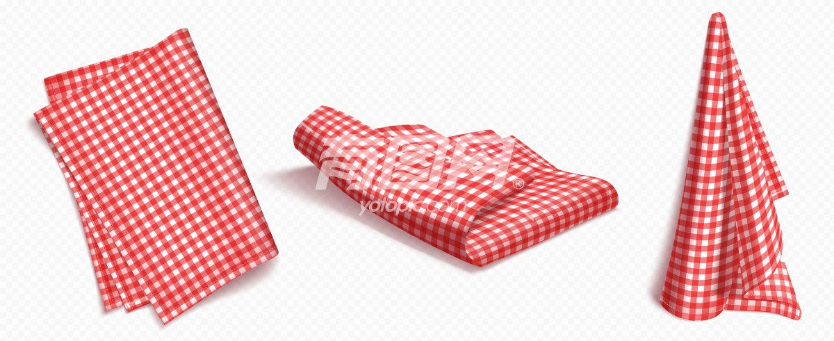 红色格子桌布