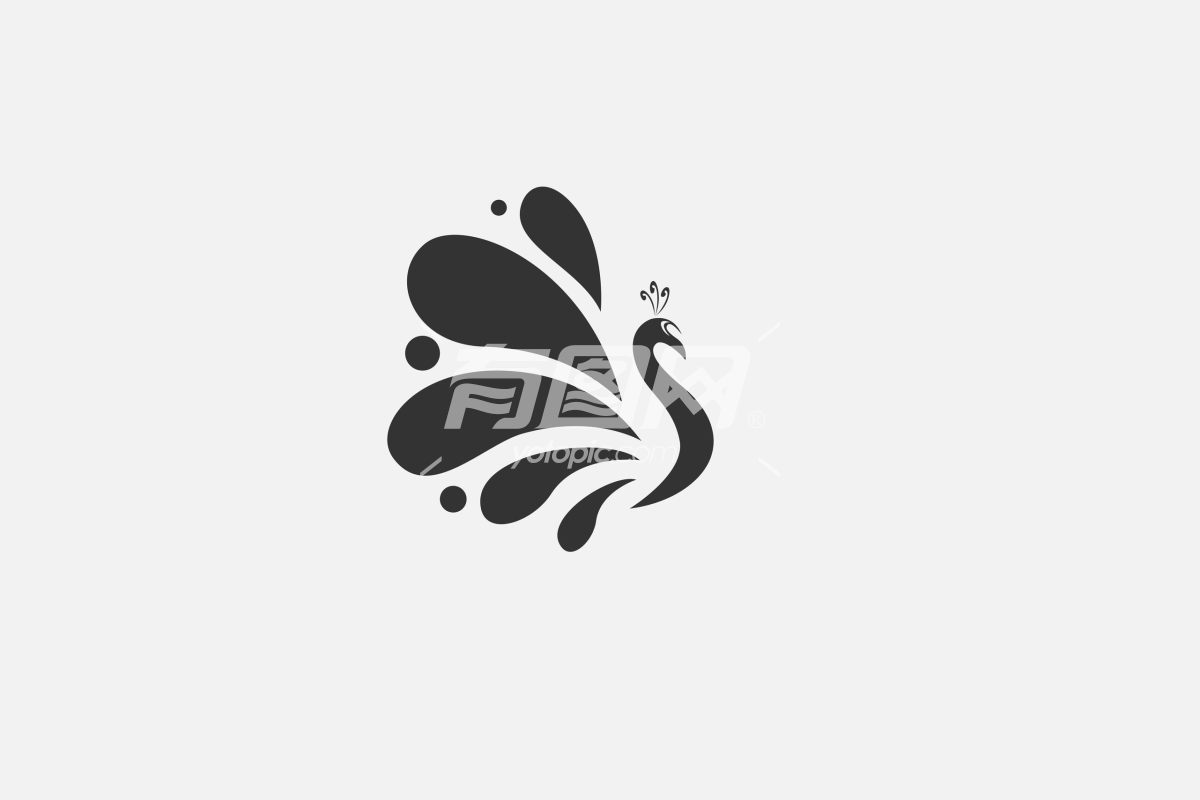 孔雀logo图标