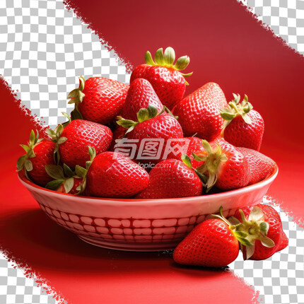 PSD免扣高清草莓