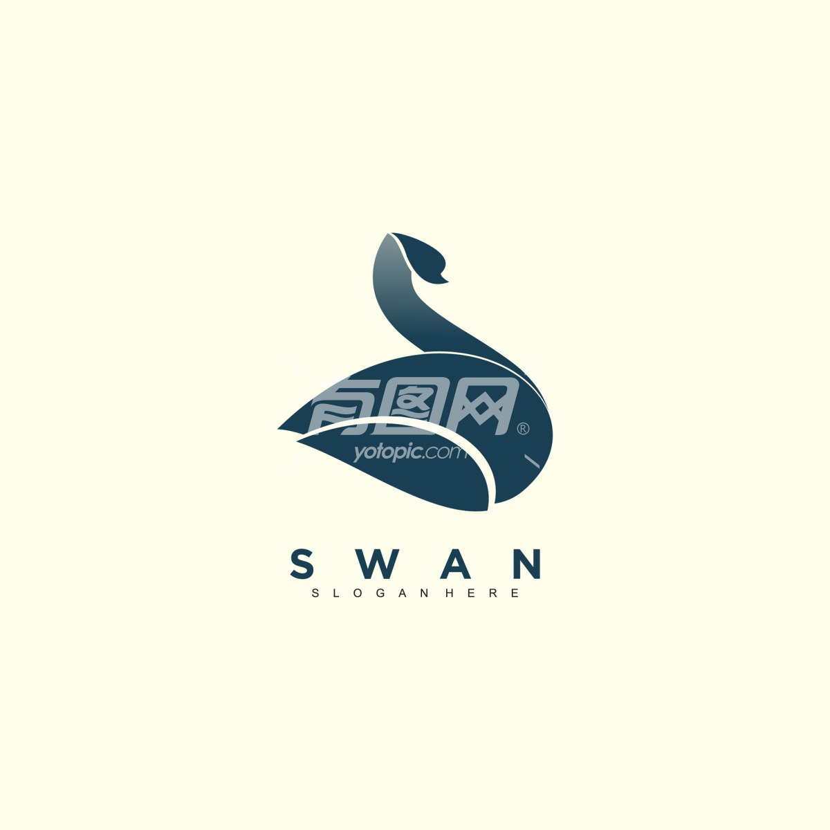 天鹅logo图标
