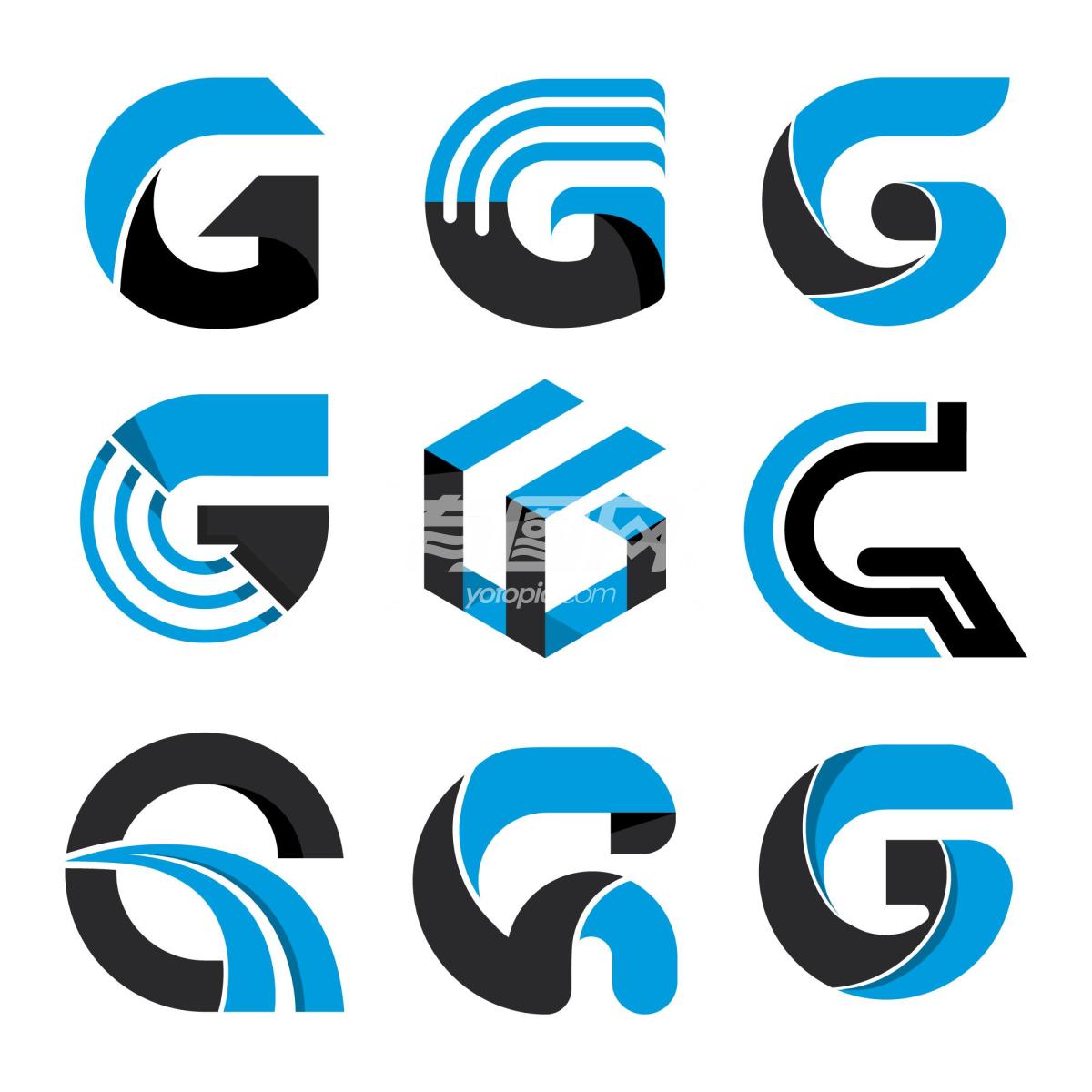 字母G徽标