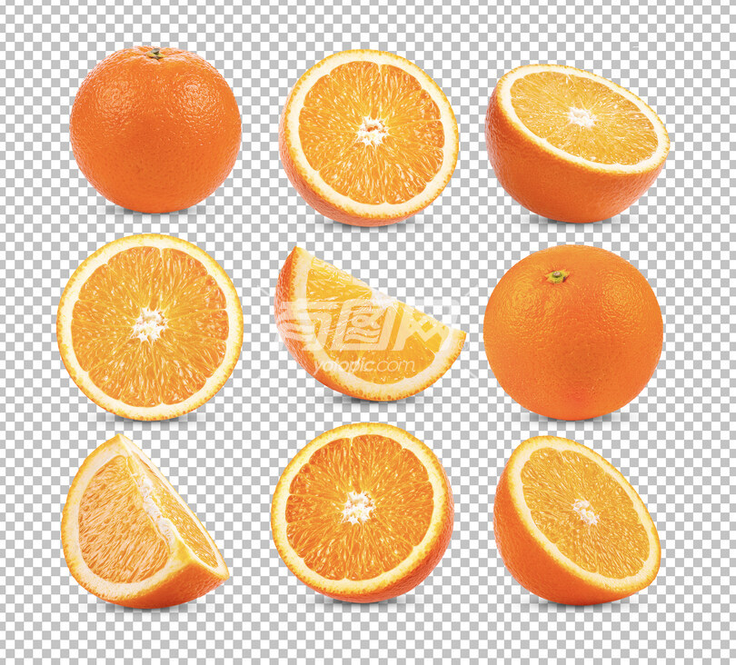 PSD高清柑橘