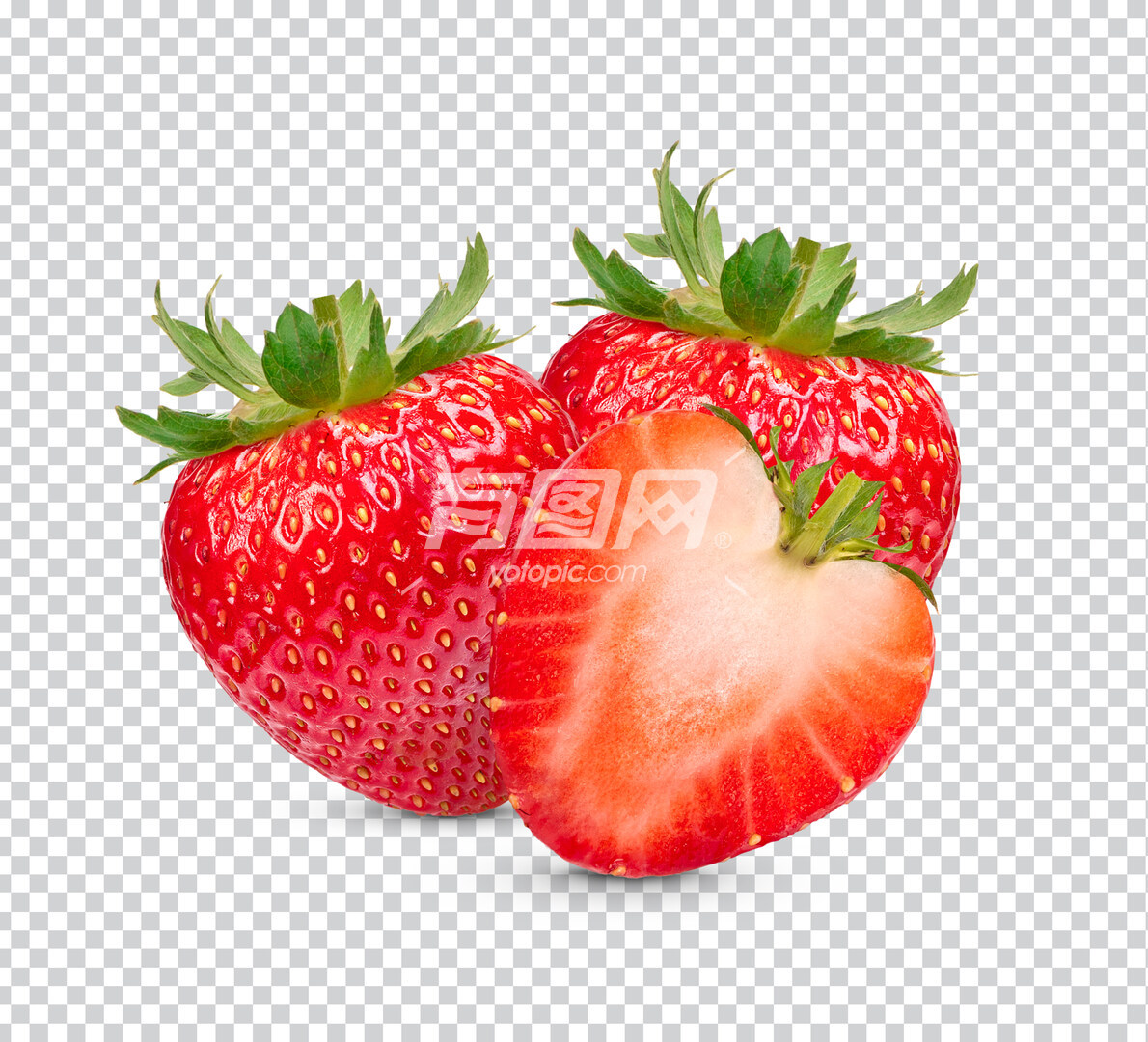 PSD高清免扣草莓