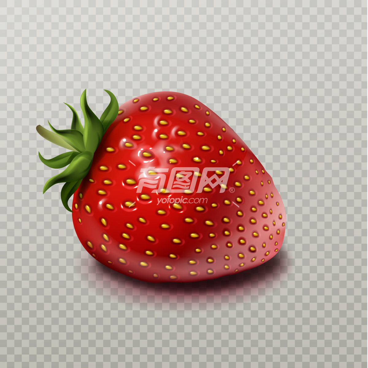 PSD高清免扣草莓