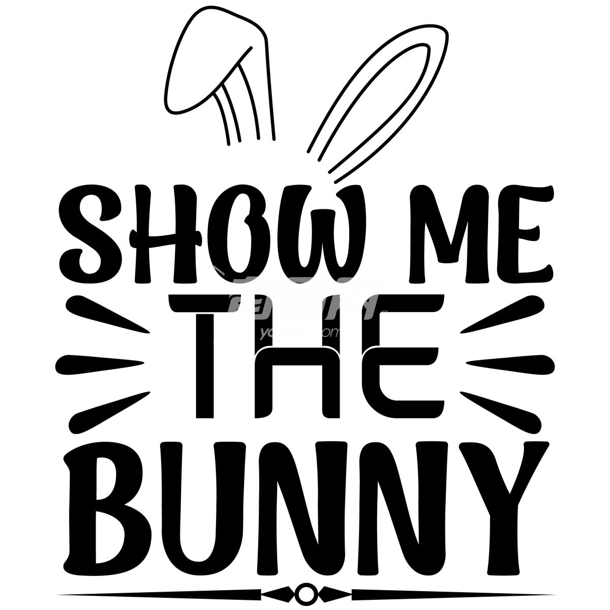复活节兔子宣传海报