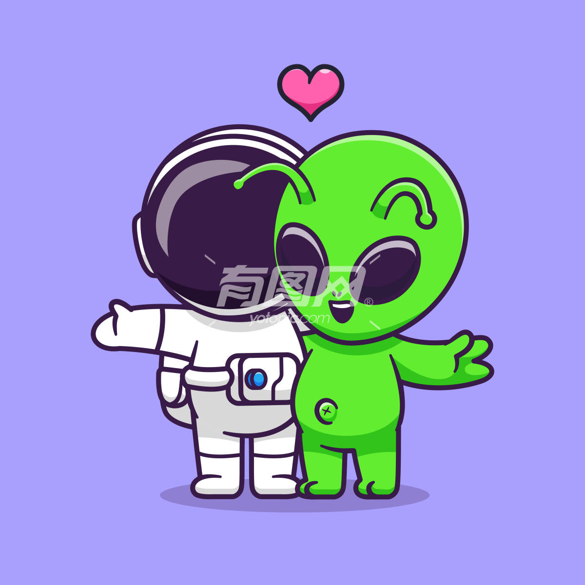 宇航员与外星人相爱