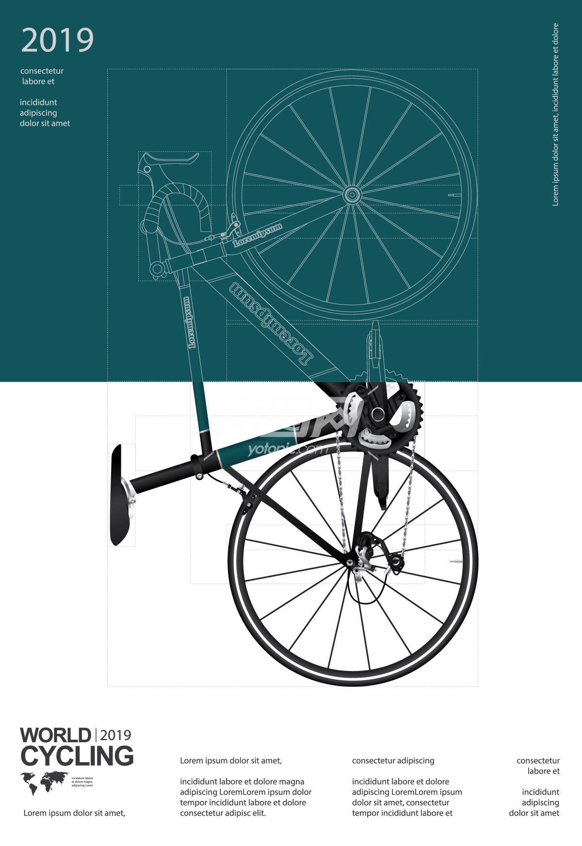 2019世界自行车赛宣传海报