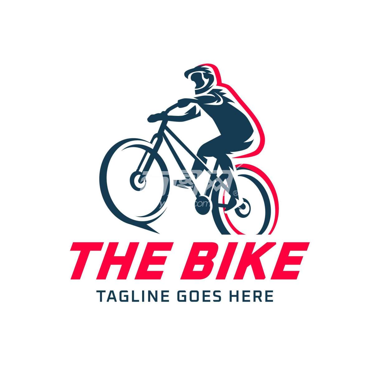 山地自行车logo