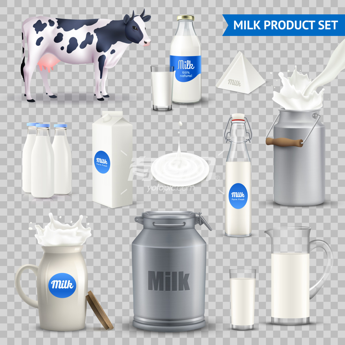 牛奶相关物品
