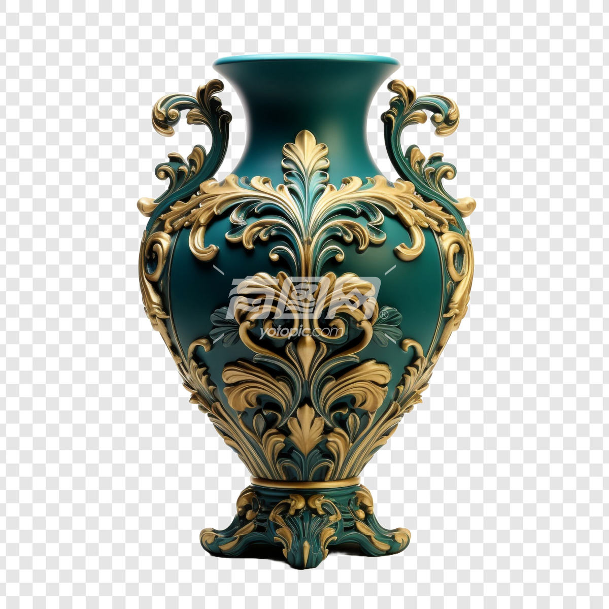 古董装饰花瓶