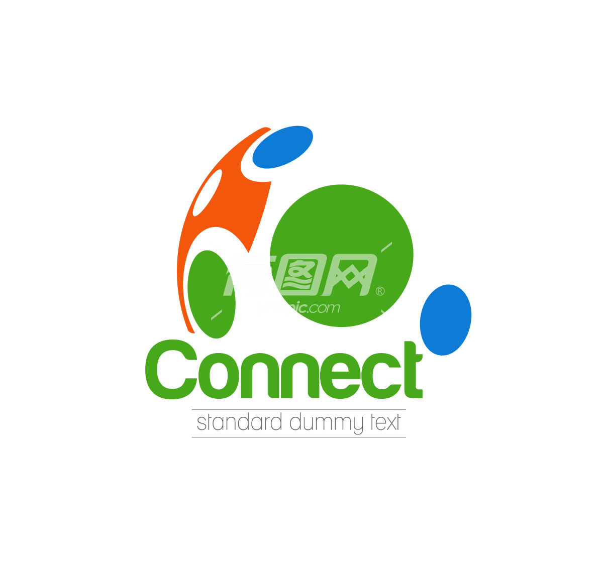 连接主题logo设计