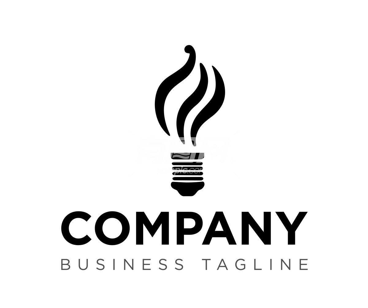 黑白公司logo