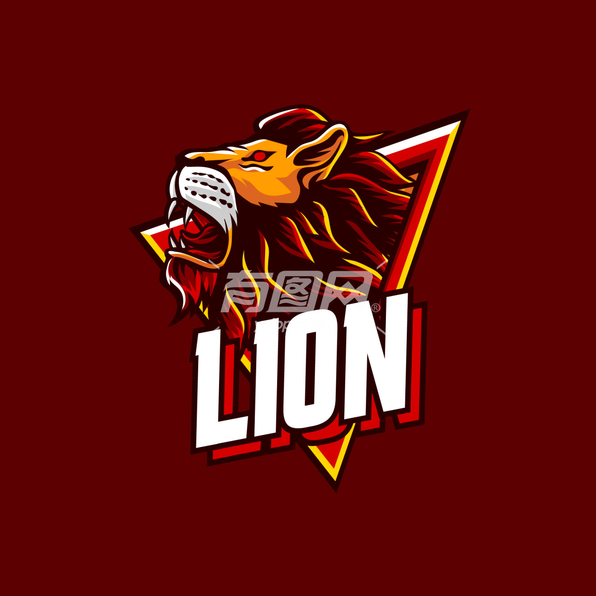 矢量狮子logo