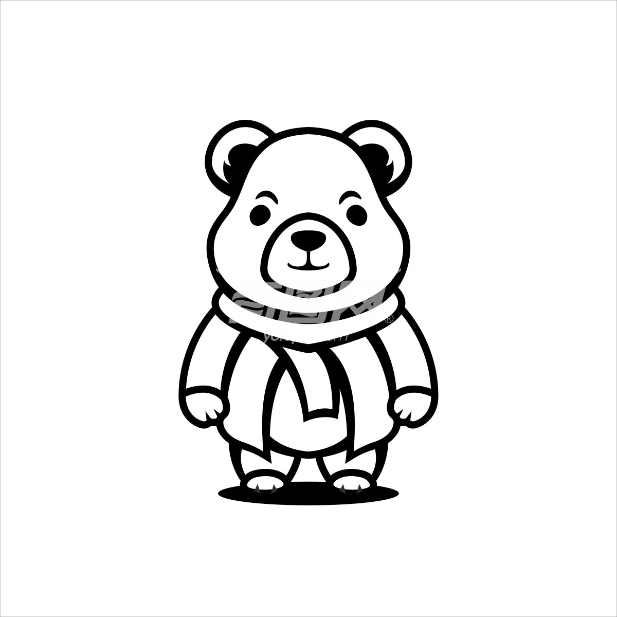 熊卡通形象设计