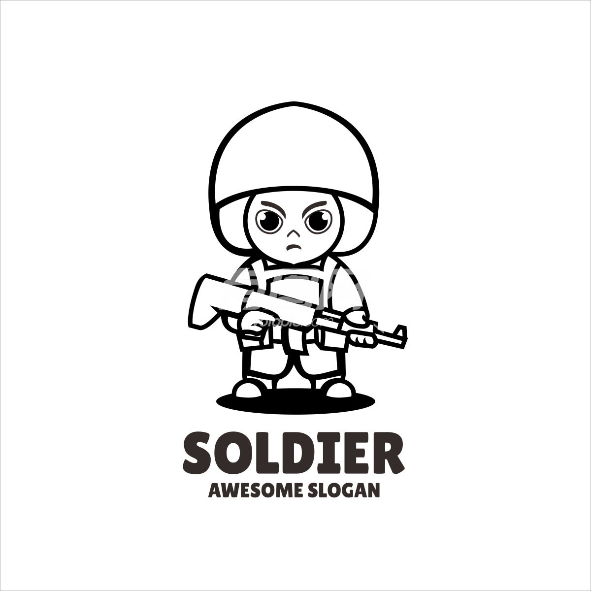 小战士图标设计