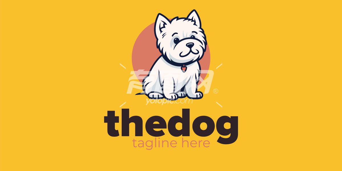 宠物狗图标logo