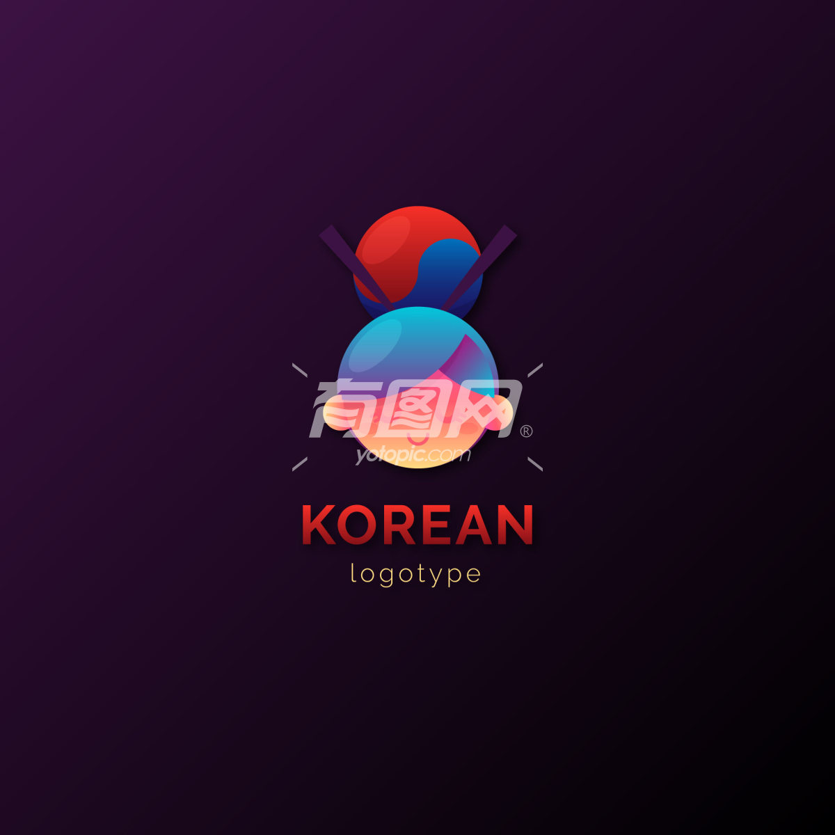 韩国风格logo设计