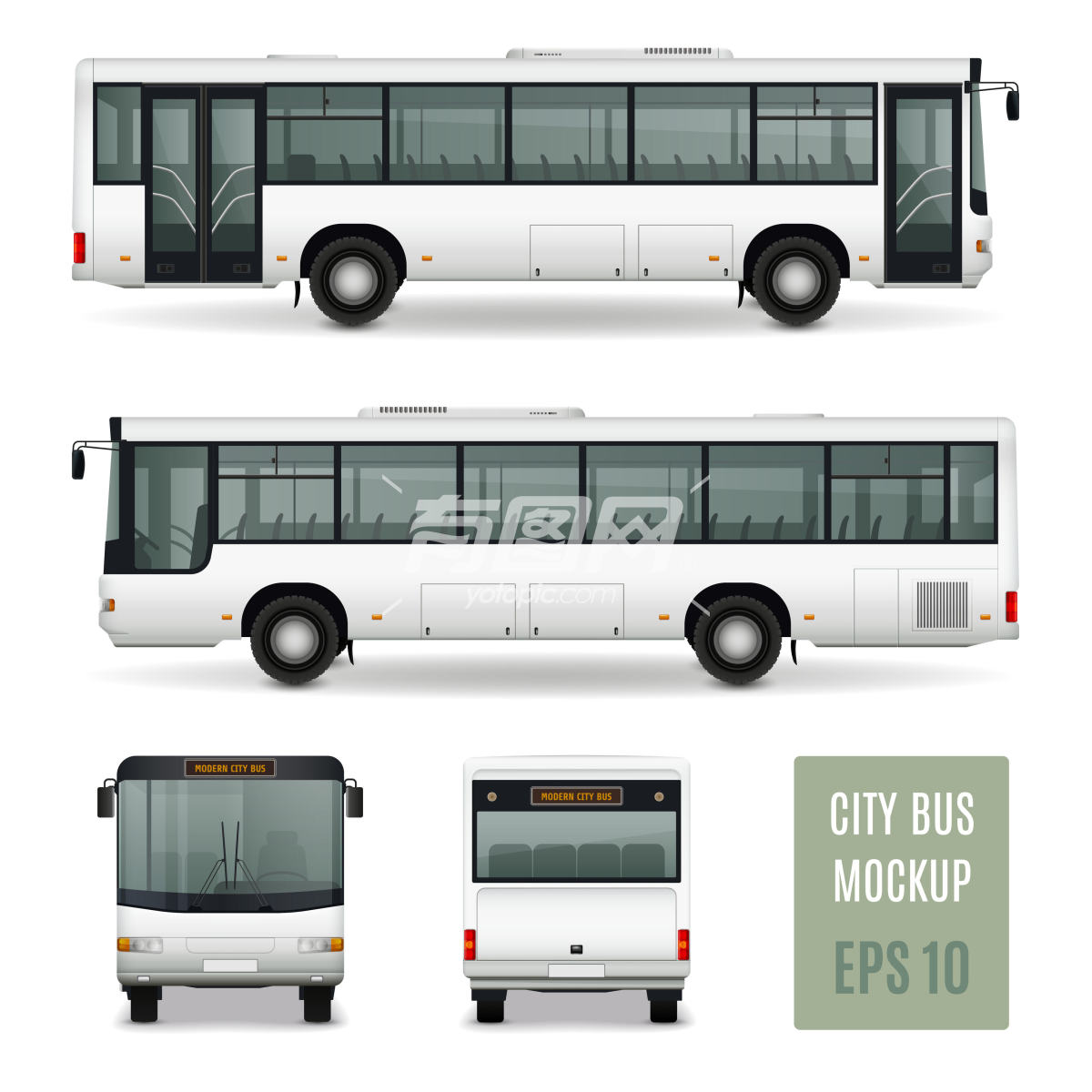 城市公交车模型