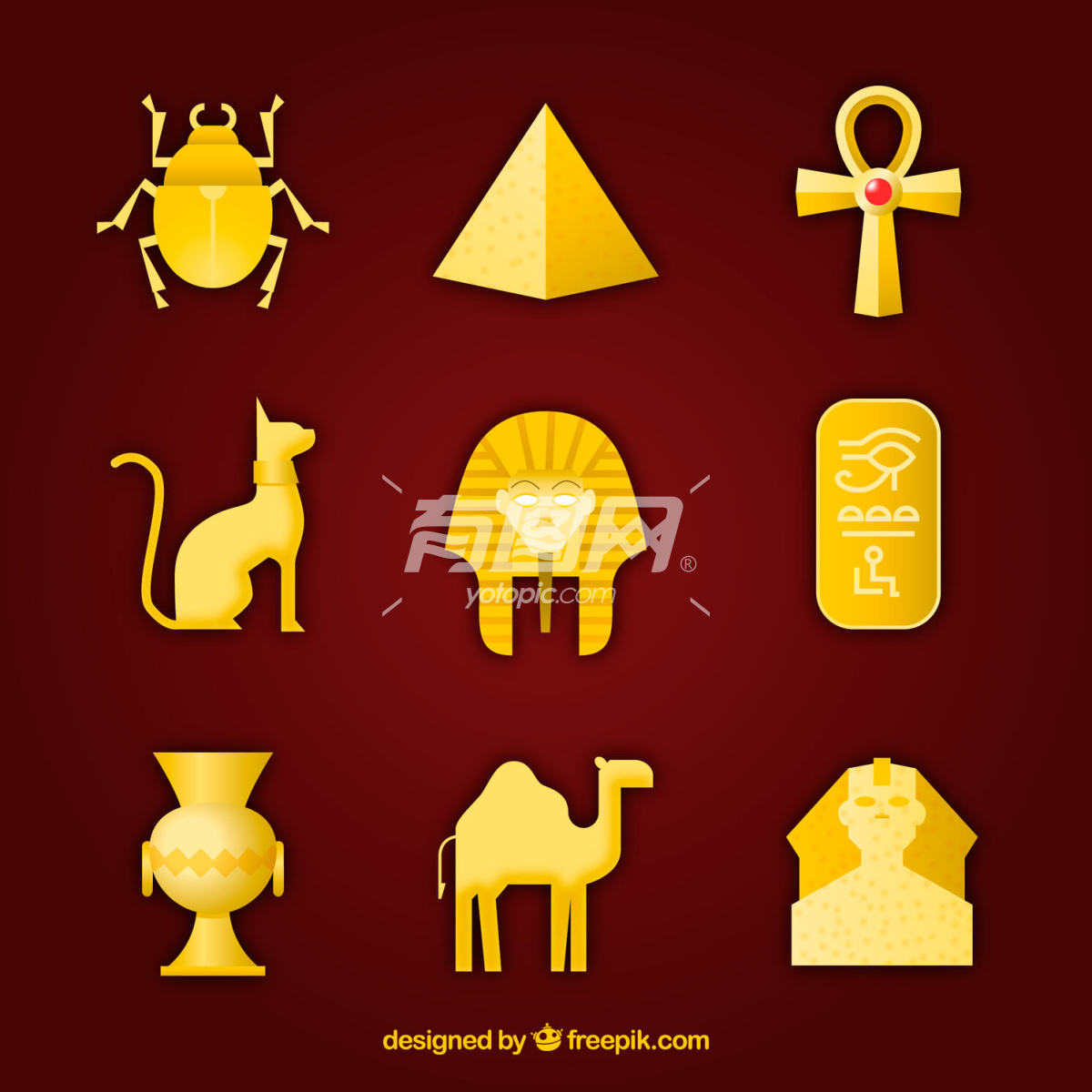 埃及众神符号集合