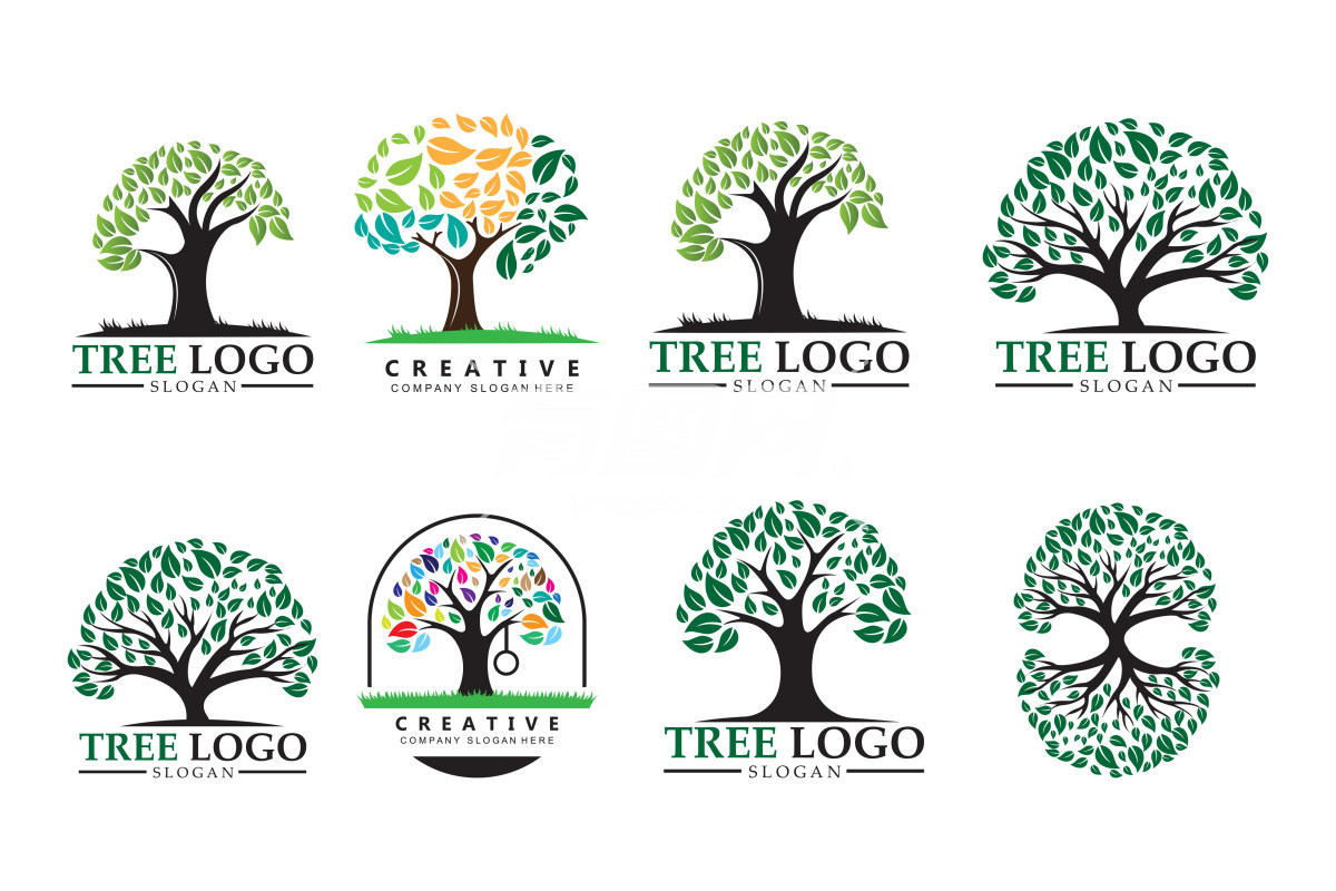 树为主题的标志设计
