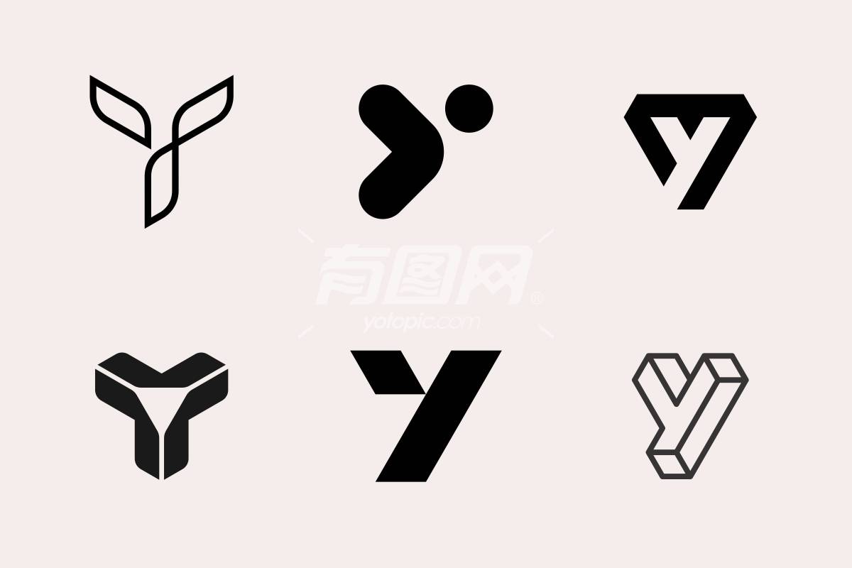 字母Y设计元素