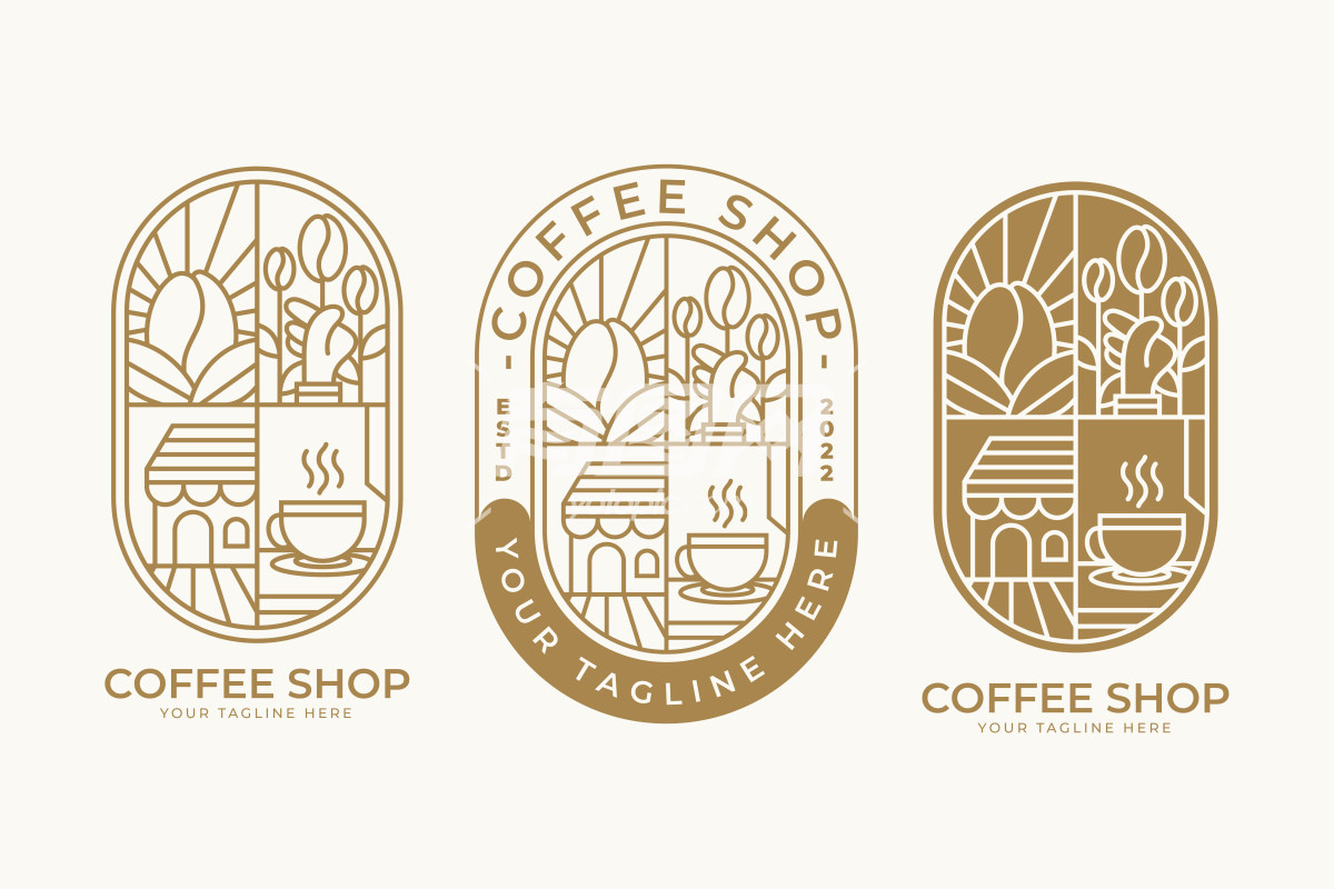 咖啡店的标志设计
