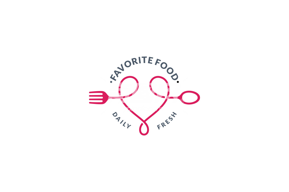 食物相关的主题logo