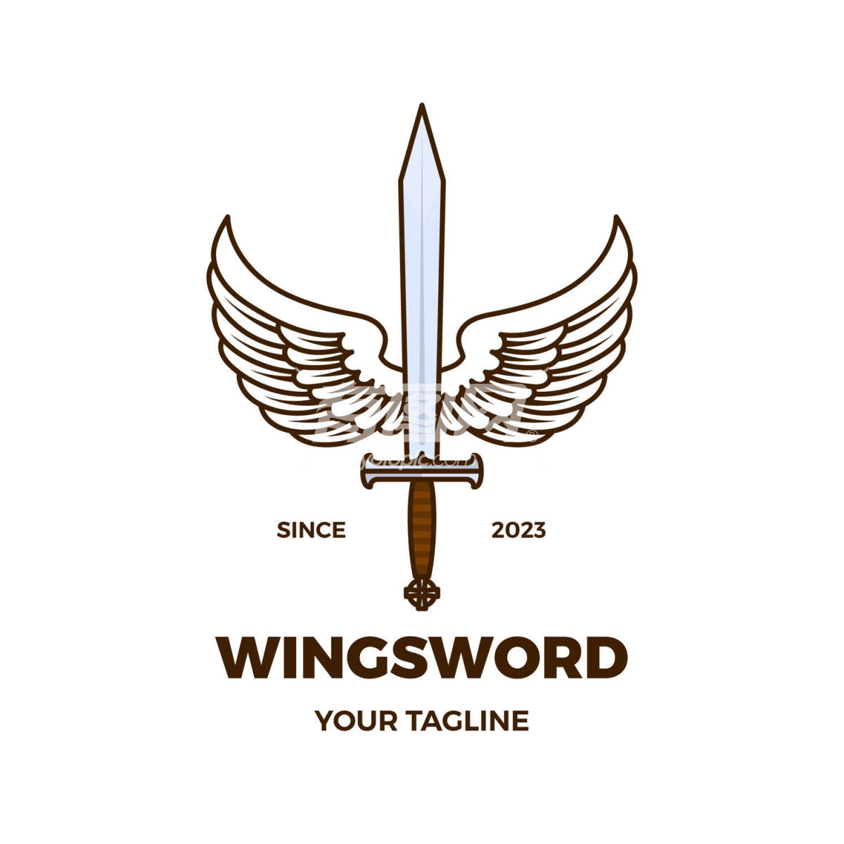 剑翼标志设计